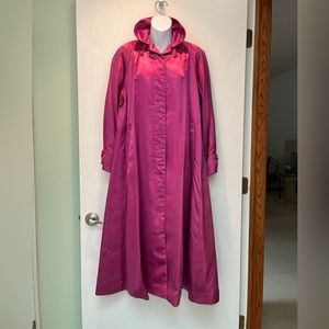 Fuchsia raincoat